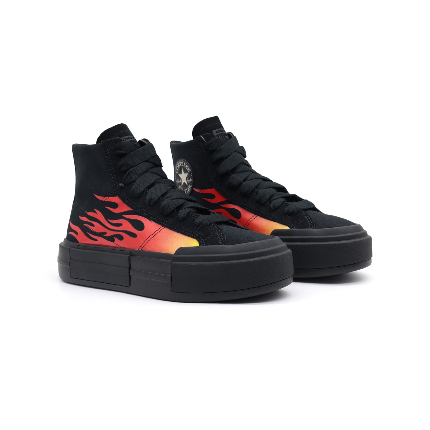 CTAS CRUISE FLAME CHECK HI BLACK/RED