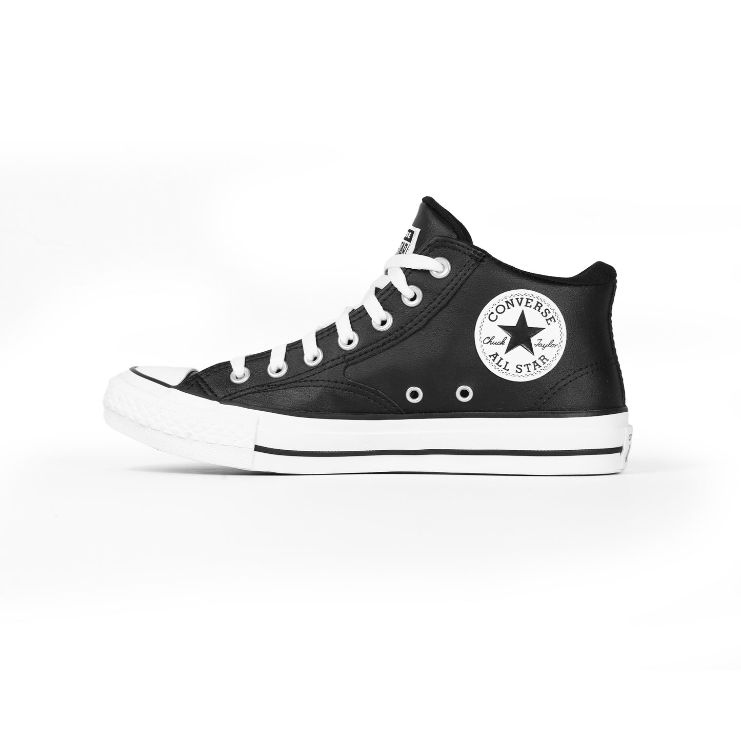 Chuck Taylor All Star Malden Street Faux Leather - Black/White/Black