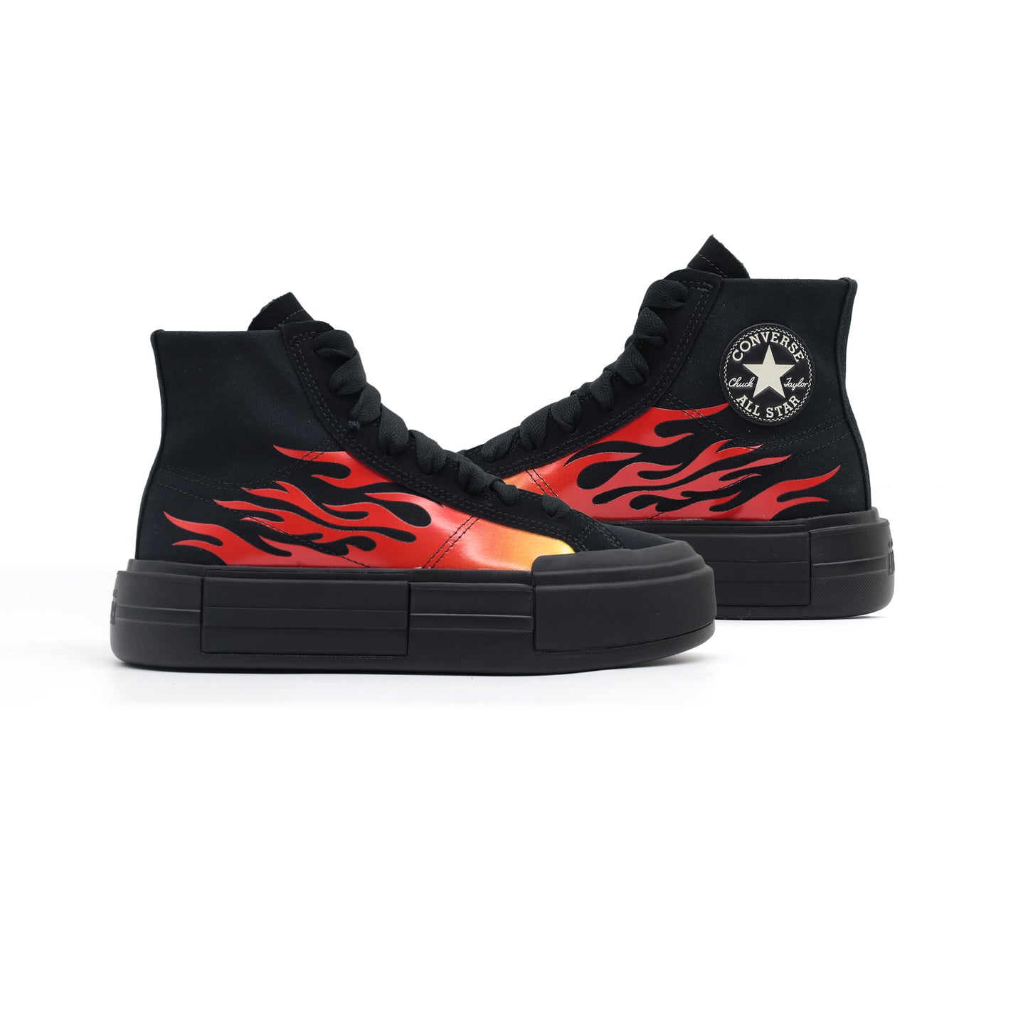 CTAS CRUISE FLAME CHECK HI BLACK/RED