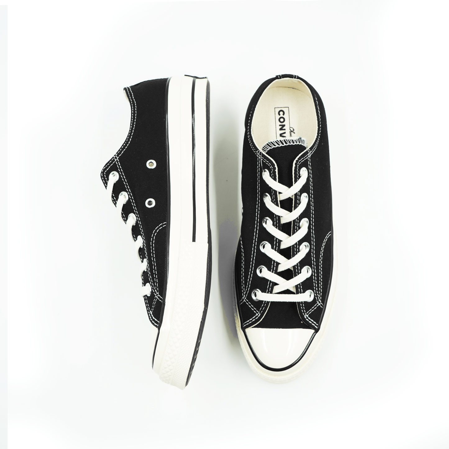 Chuck 70 Canvas - Black/Black/Egret