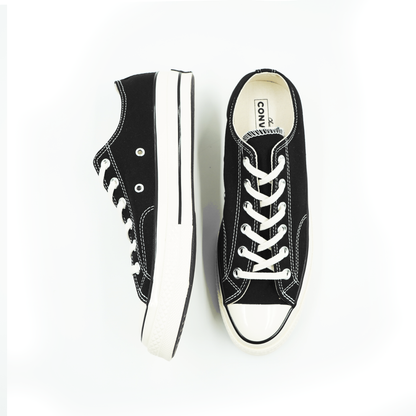 Chuck 70 Canvas - Black/Black/Egret
