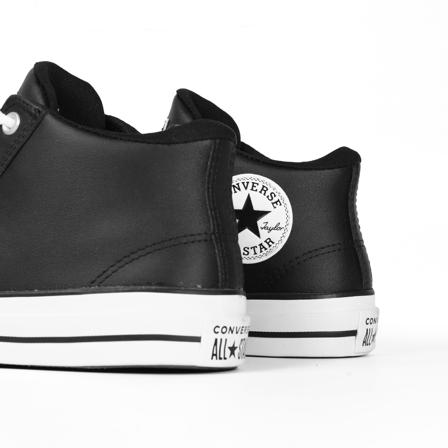 Chuck Taylor All Star Malden Street Faux Leather - Black/White/Black