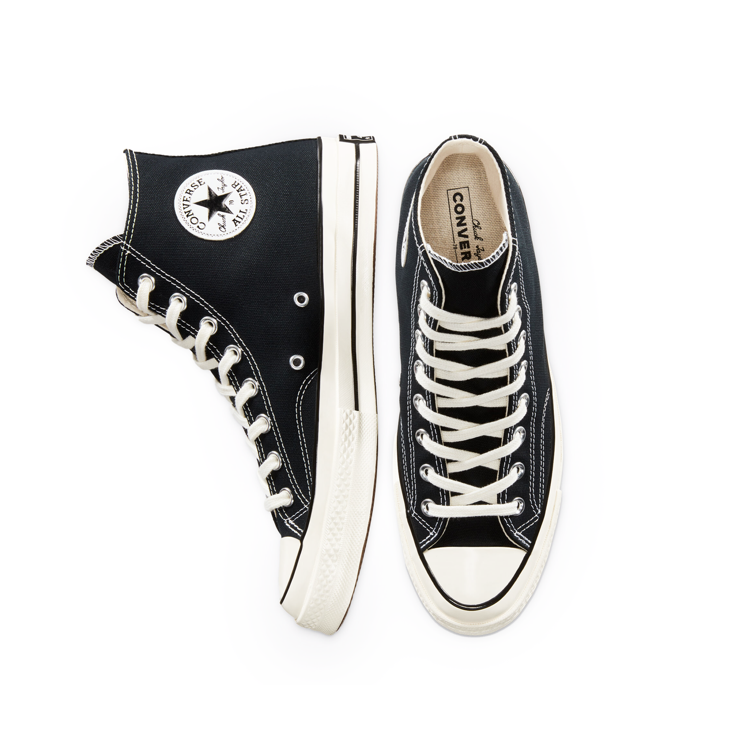 Chuck 70 Canvas - Black/Black/Egret